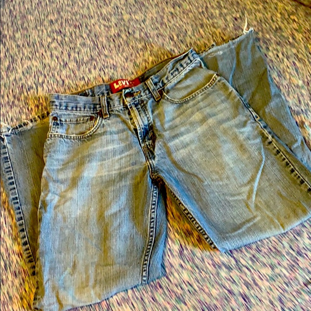 Levi’s 🦅 Men’s 527 BootCut Work Jeans (stained)